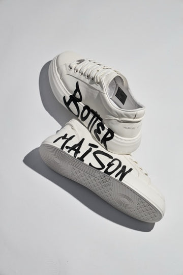Tenis Signature print limited edition by Maison Botter